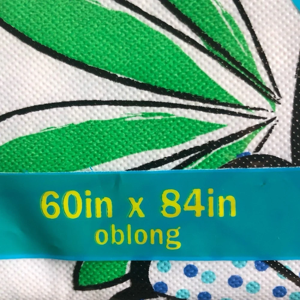 New, in original packaging, set of 3 outdoor vinyl umbrella tablecloths - Picture 3 of 7